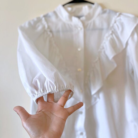 Fitchfork Ruffled Blouse – size small - Picture 3 of 7